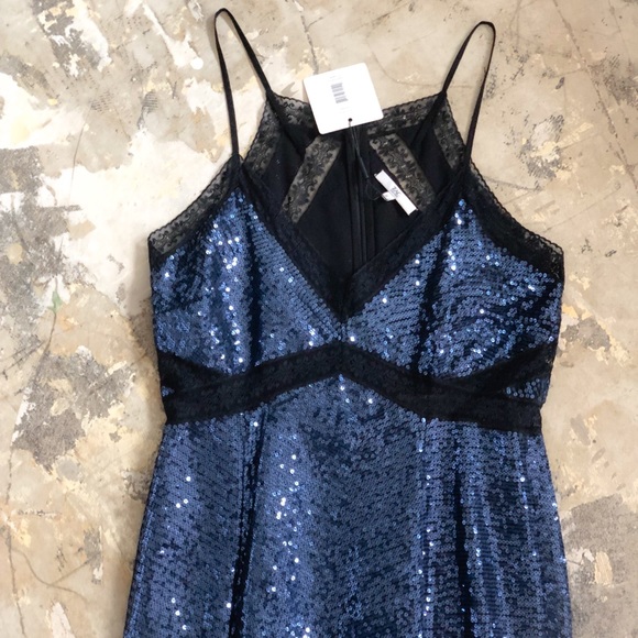 Zac Posen Dresses & Skirts - NWT Zac Posen Navy Sequin Mermaid Style Gown Dress